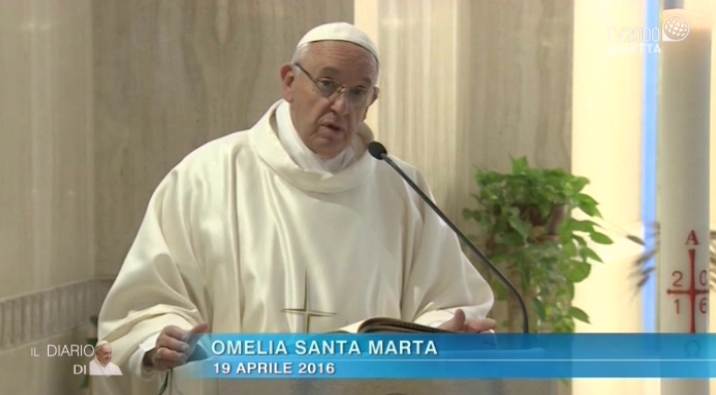 Omelia Di Papa Francesco A Santa Marta Del Aprile Il Diario