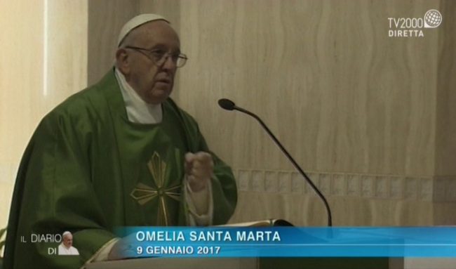 Omelia Di Papa Francesco A Santa Marta Del Gennaio Prega Con Noi