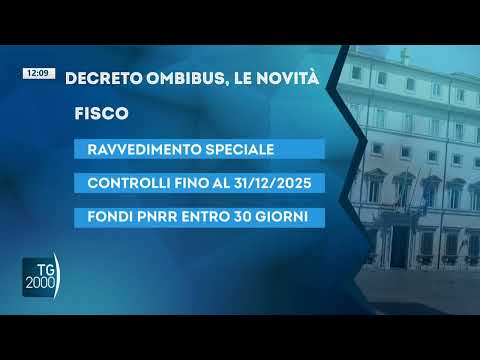 Decreto Omnibus. Oggi in Senato, ecco cosa prevede