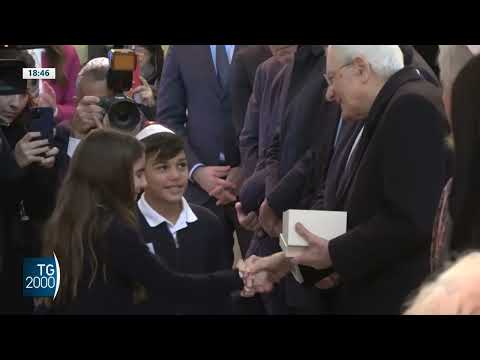 Mattarella alla Sinagoga per i 120 anni del Tempio Maggiore di Roma