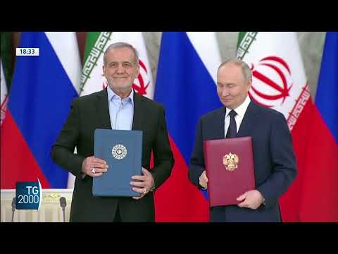 Ucraina, Iran firma patto strategico con Putin