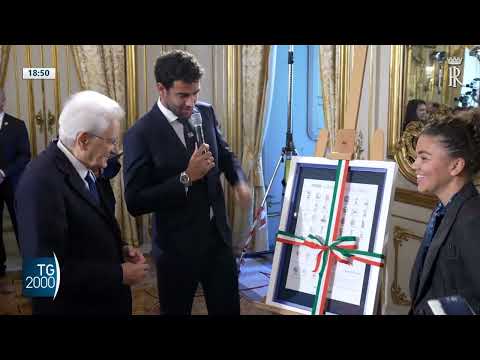 Mattarella riceve al Quirinale gli azzurri del tennis. Sinner assente